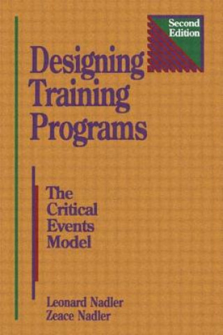 Книга Designing Training Programs Zeace Nadler