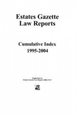 Kniha EGLR 2004 Cumulative Index Navjit Ubhi