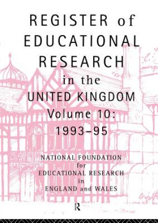 Buch Register of Educational Research in the United Kingdom National Foundation For Educational Research