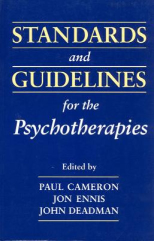 Kniha Standards and Guidelines for the Psychotherapies 