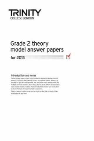 Buch Trinity College London Theory Model Answers Paper (2013) Grade 2 Trinity College London