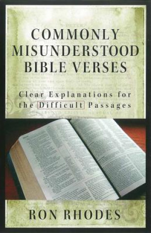 Carte Commonly Misunderstood Bible Verses Ron Rhodes