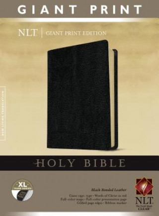 Kniha NLT Holy Bible, Giant Print, Black, Indexed 