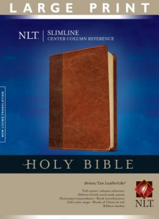 Книга NLT Slimline Center Column Reference Bible, Large Print Tyndale