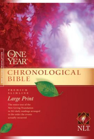 Book One Year Chronological Bible-NLT-Premium Slimline Large Print Tyndale