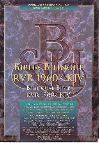 Carte Bible Rvr 1960 Kjv Biling Black Bible