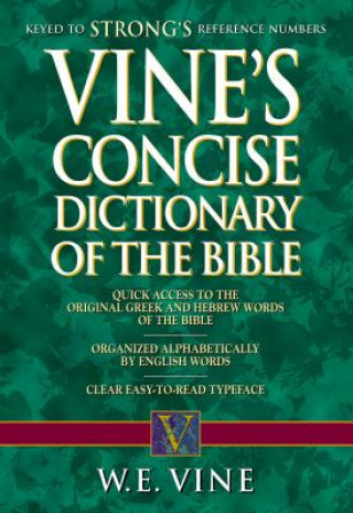 Carte Vine's Concise Dictionary of Old and New Testament Words W. E Vine