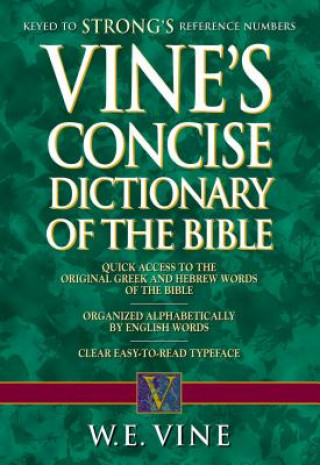 Könyv Vine's Concise Dictionary of Old and New Testament Words W. E Vine