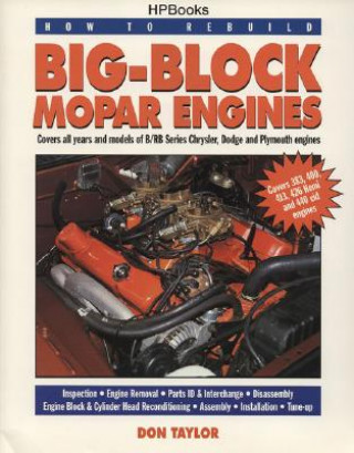 Kniha How To Rebuild Big-block Mopar Engines Don Taylor