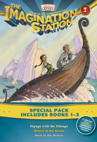 Книга Imagination Station Books 3-Pack: Voyage with the Vikings / Attack at the Arena / Peril in the Palace Paul McCusker