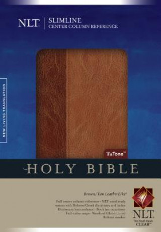 Книга Slimline Center Column Reference Bible-NLT Tyndale