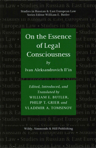 Kniha On the Essence of Legal Consciousness I IL IN