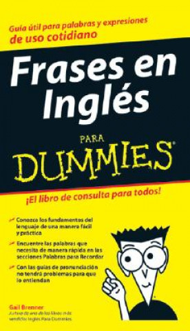 Kniha Frases en Ingles Para Dummies Gail Brenner