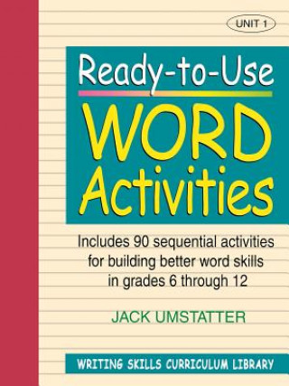 Książka Ready-to-Use Word Activities Jack Umstatter Umstatter