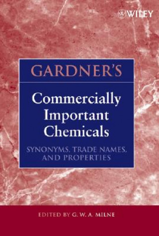 Książka Gardner's Commercially Important Chemicals G. W. A. Milne