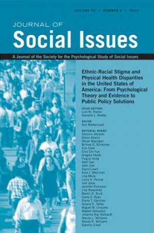 Książka Ethnic-Racial Stigma and Physical Health Dispratities in the USA - From Psychological Theory and Evidence to Public Policy Solution Danielle L. Beatty