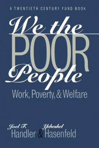 Libro We the Poor People Yeheskel Hasenfeld