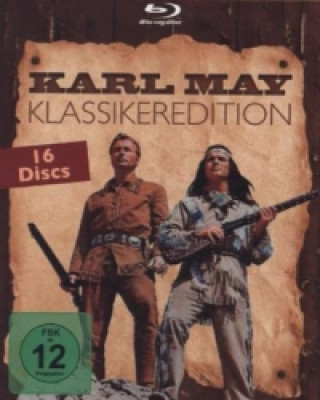 Videoclip Karl May - Klassikeredition, 16 Blu-ray, 16 Blu Ray Disc Karl May