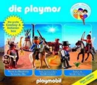 Audio Die Playmos - Die Cowboy- und Indianerbox, 3 Audio-CDs Die Playmos