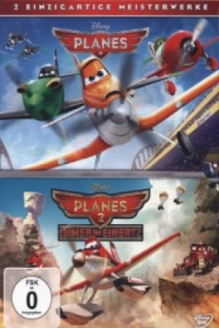 Video Planes + Planes 2 Doppelpack, 2 DVDs Jeffrey M. Howard