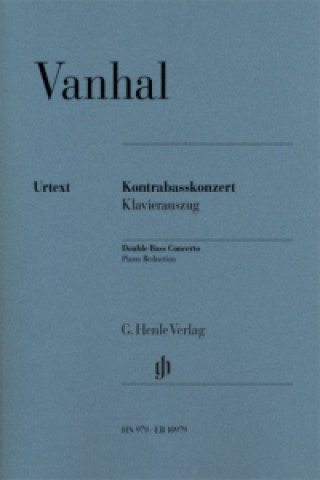 Carte Vanhal, Johann Baptist - Kontrabasskonzert Johann Baptist Vanhal