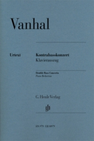 Libro Vanhal, Johann Baptist - Kontrabasskonzert Johann Baptist Vanhal