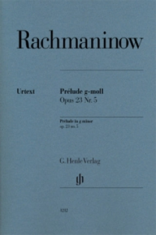 Książka Rachmaninow, Sergej - Prélude g-moll op. 23 Nr. 5 Sergej Rachmaninow
