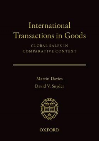 Книга International Transactions in Goods Martin Davies