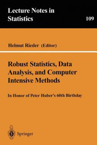 Livre Robust Statistics, Data Analysis, and Computer Intensive Methods Helmut Rieder