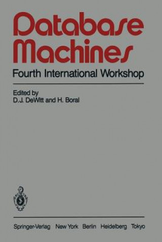 Knjiga Database Machines Haran Boral