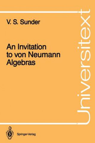 Könyv An Invitation to von Neumann Algebras V. S. Sunder