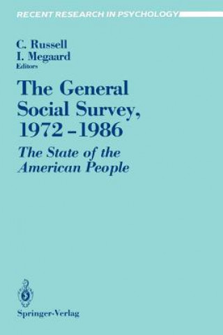 Kniha General Social Survey, 1972-1986 Charlos H. Russell