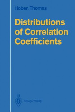 Kniha Distributions of Correlation Coefficients Hoben Thomas