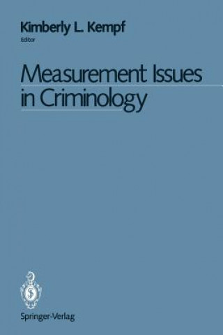 Könyv Measurement Issues in Criminology Kimberly L. Kempf