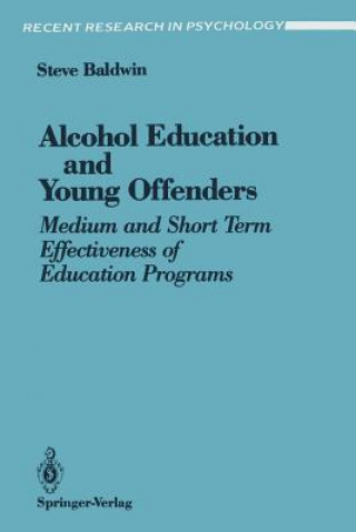 Buch Alcohol Education and Young Offenders Steve Baldwin