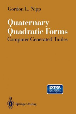 Könyv Quaternary Quadratic Forms Gordon L. Nipp