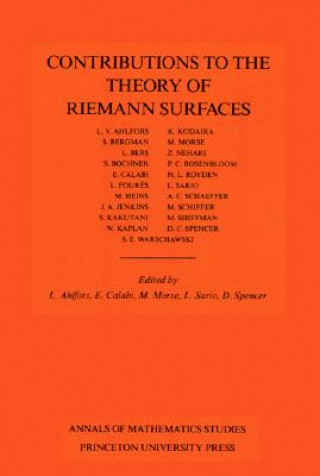 Kniha Contributions to the Theory of Riemann Surfaces. (AM-30), Volume 30 Lars Valerian Ahlfors
