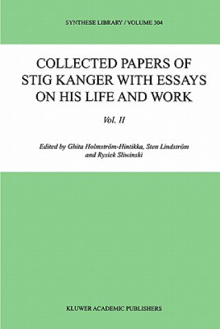 Książka Collected Papers of Stig Kanger with Essays on his Life and Work Volume II Ghita Holmström-Hintikka