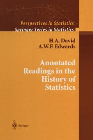 Kniha Annotated Readings in the History of Statistics H. A. David