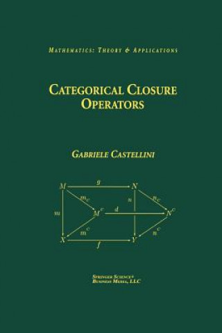 Book Categorical Closure Operators Gabriele Castellini