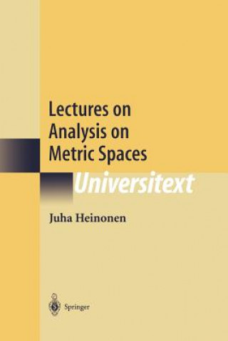 Carte Lectures on Analysis on Metric Spaces Juha Heinonen