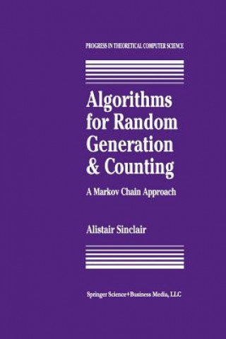 Book Algorithms for Random Generation and Counting: A Markov Chain Approach A. Sinclair