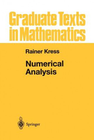 Kniha Numerical Analysis Rainer Kress