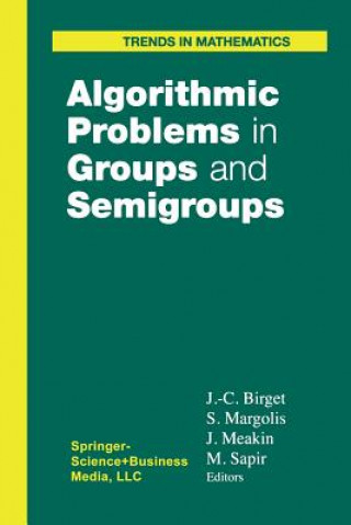 Könyv Algorithmic Problems in Groups and Semigroups Jean-Camille Birget