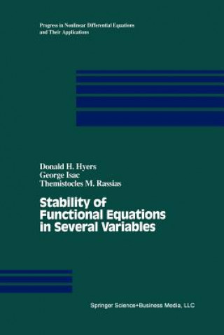 Kniha Stability of Functional Equations in Several Variables D. H. Hyers