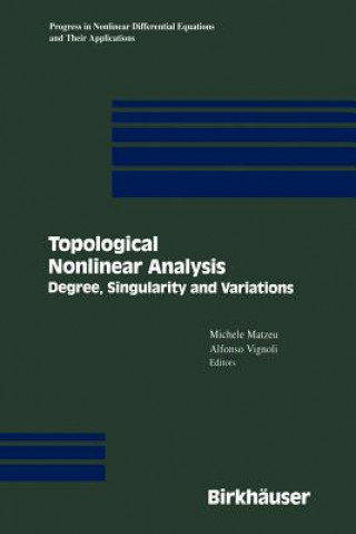 Livre Topological Nonlinear Analysis Michele Matzeu