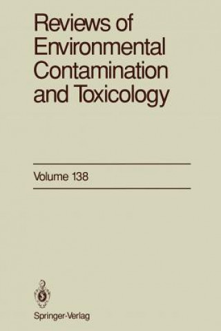 Buch Reviews of Environmental Contamination and Toxicology Dr. George W. Ware