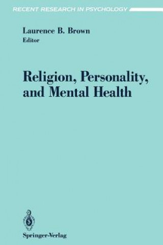 Kniha Religion, Personality, and Mental Health Laurence Binet Brown