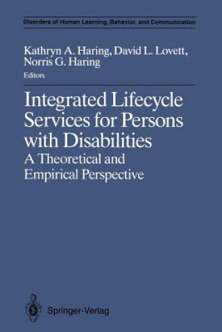 Kniha Integrated Lifecycle Services for Persons with Disabilities Kathryn A. Haring