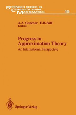 Kniha Progress in Approximation Theory A. A. Gonchar